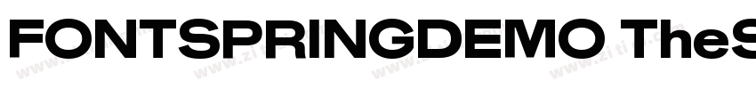FONTSPRINGDEMO TheSe字体转换